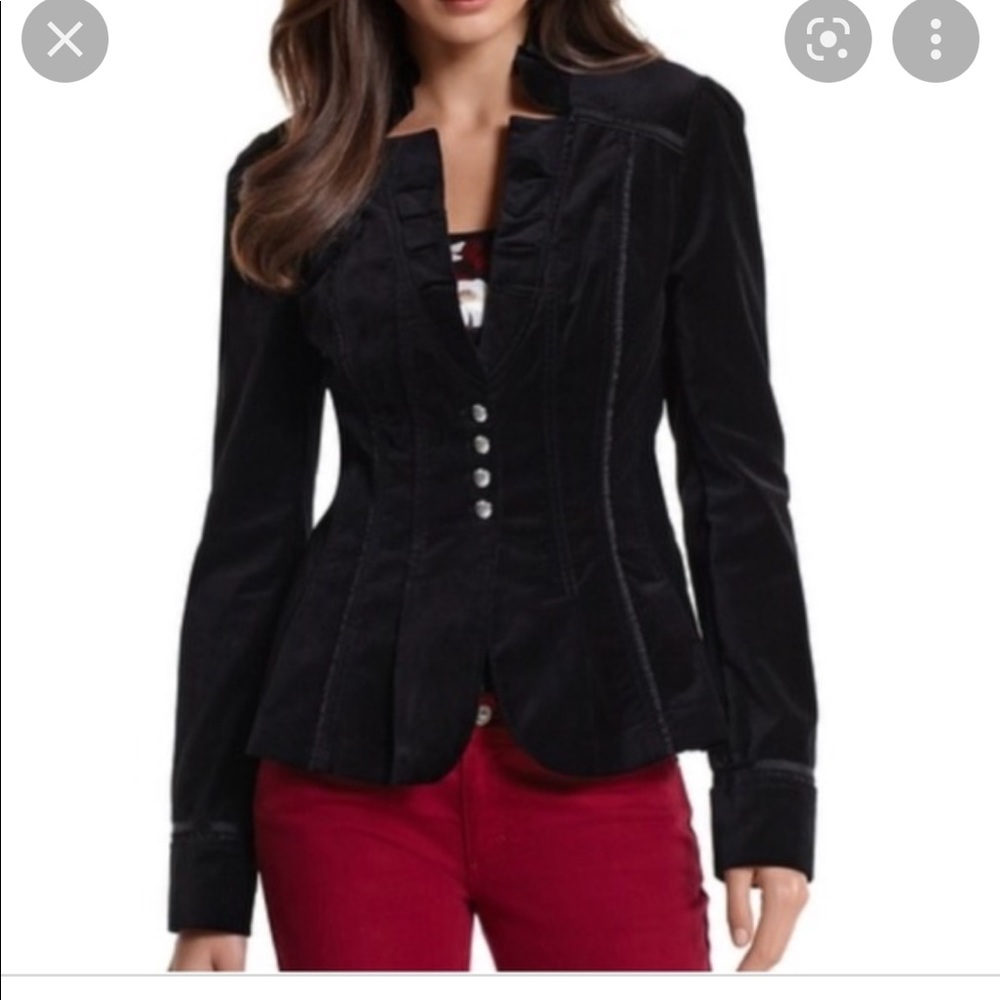 BHWM velvet jacket NWT. Versatile piece in perfect condition.